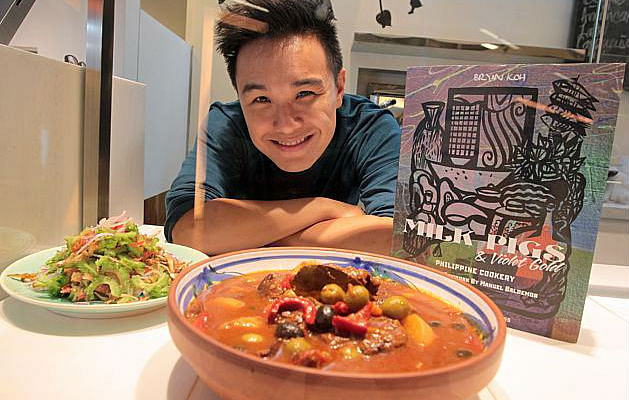 Bryan Koh and his filipino cookbook, milk pigs and violet gold main